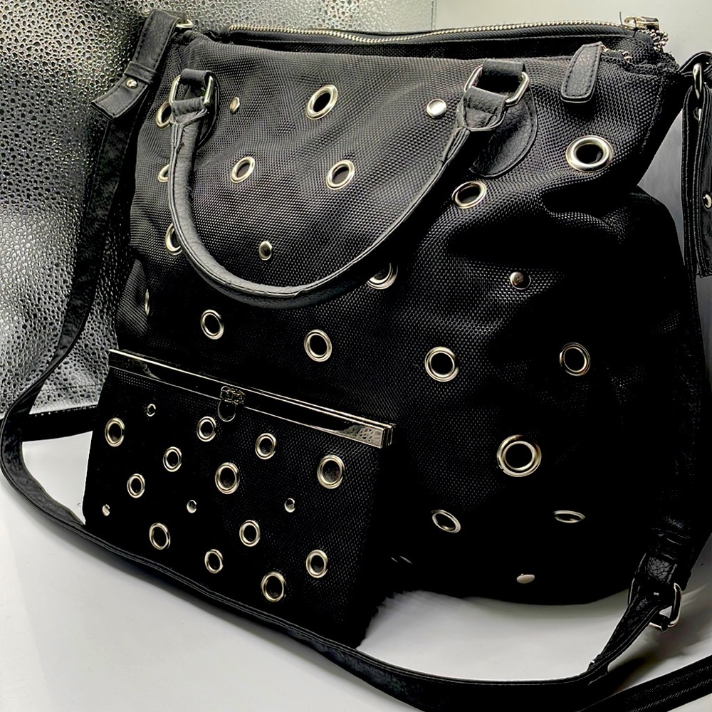 Braciano large women’s purse and matching clutch